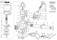 Bosch 0 607 355 104 2.5 KW Pneumatic Vertical Grinde Spare Parts